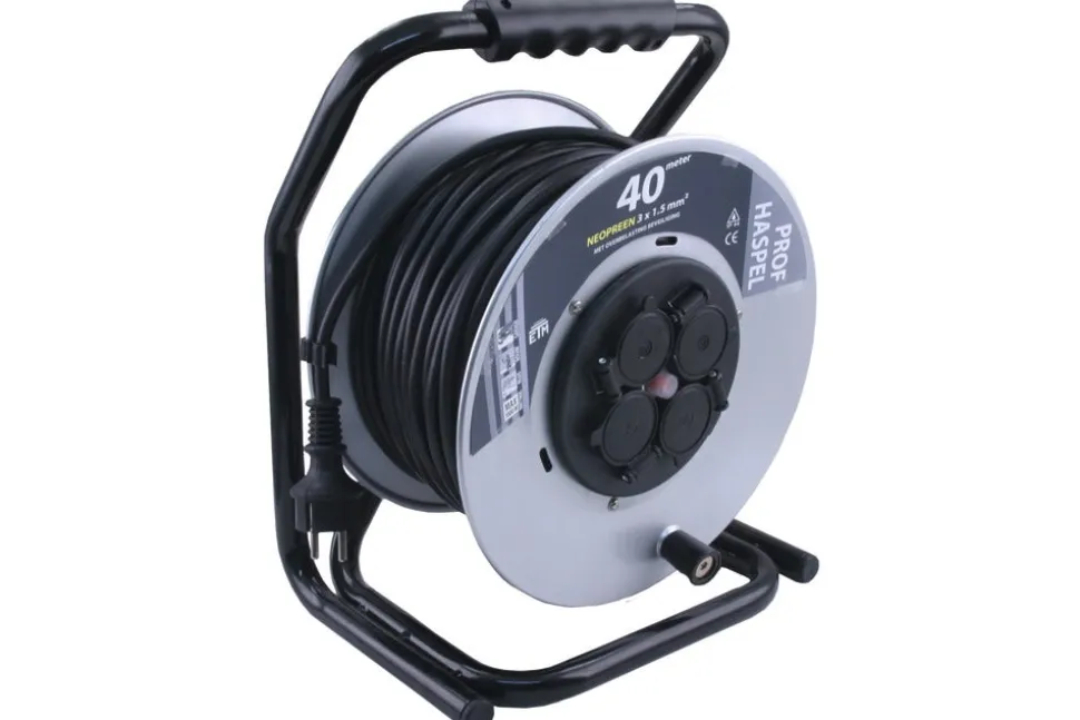 Q-Link Kabelhaspel Randaarde Neopreen 40m IP44