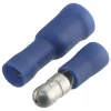 Q-Link Kabelschoen Stekkerbus Contrastekker Blauw 8st