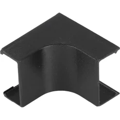 Q-Link Leidinglijst Binnenhoek Zwart 20x10mm