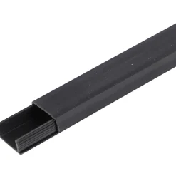 Q-Link Leidinglijst Zwart Zelfklevend 12x7mm 2m