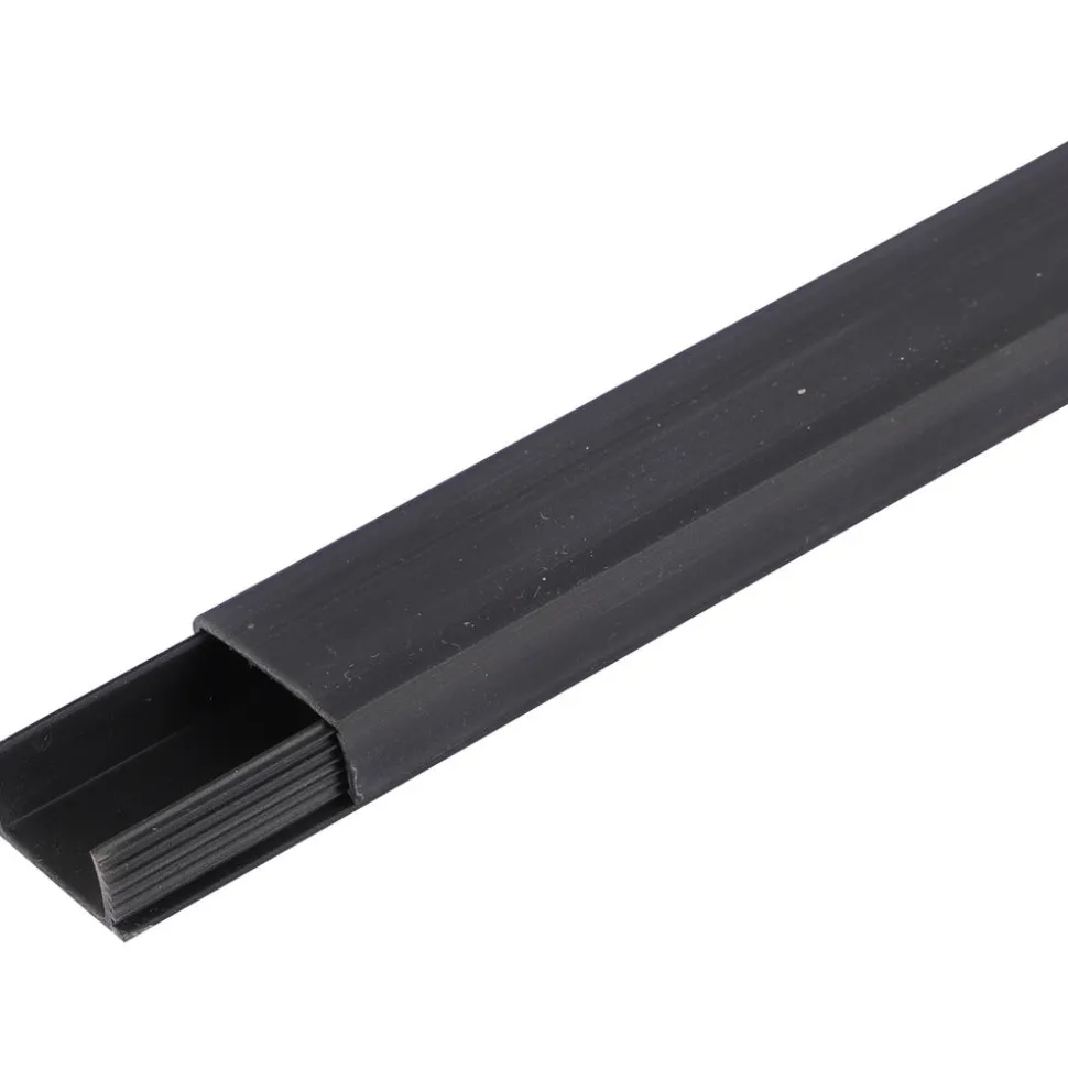 Q-Link Leidinglijst Zwart Zelfklevend 12x7mm 2m