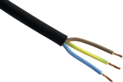 Q-Link Neopreenkabel H07-RN Zwart 3x1,0mm2 10m
