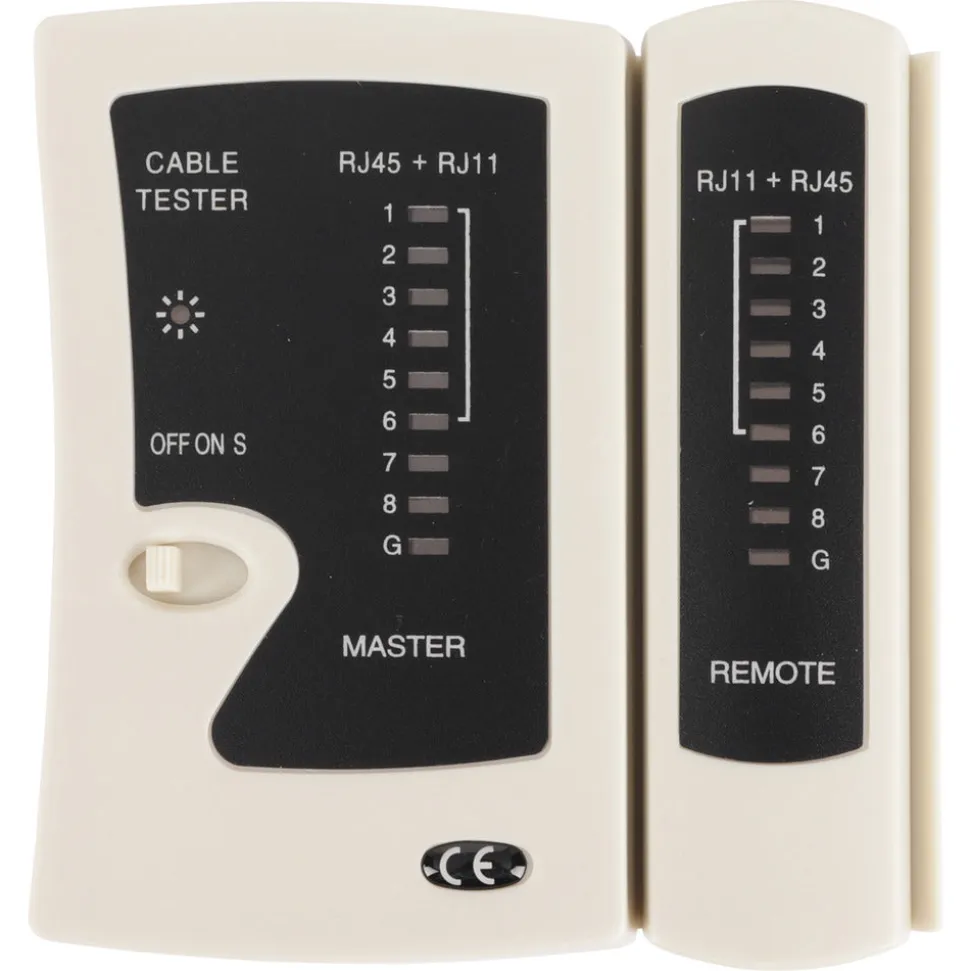Q-Link Netwerktester UTP/FTP Kabel RJ45/RJ11