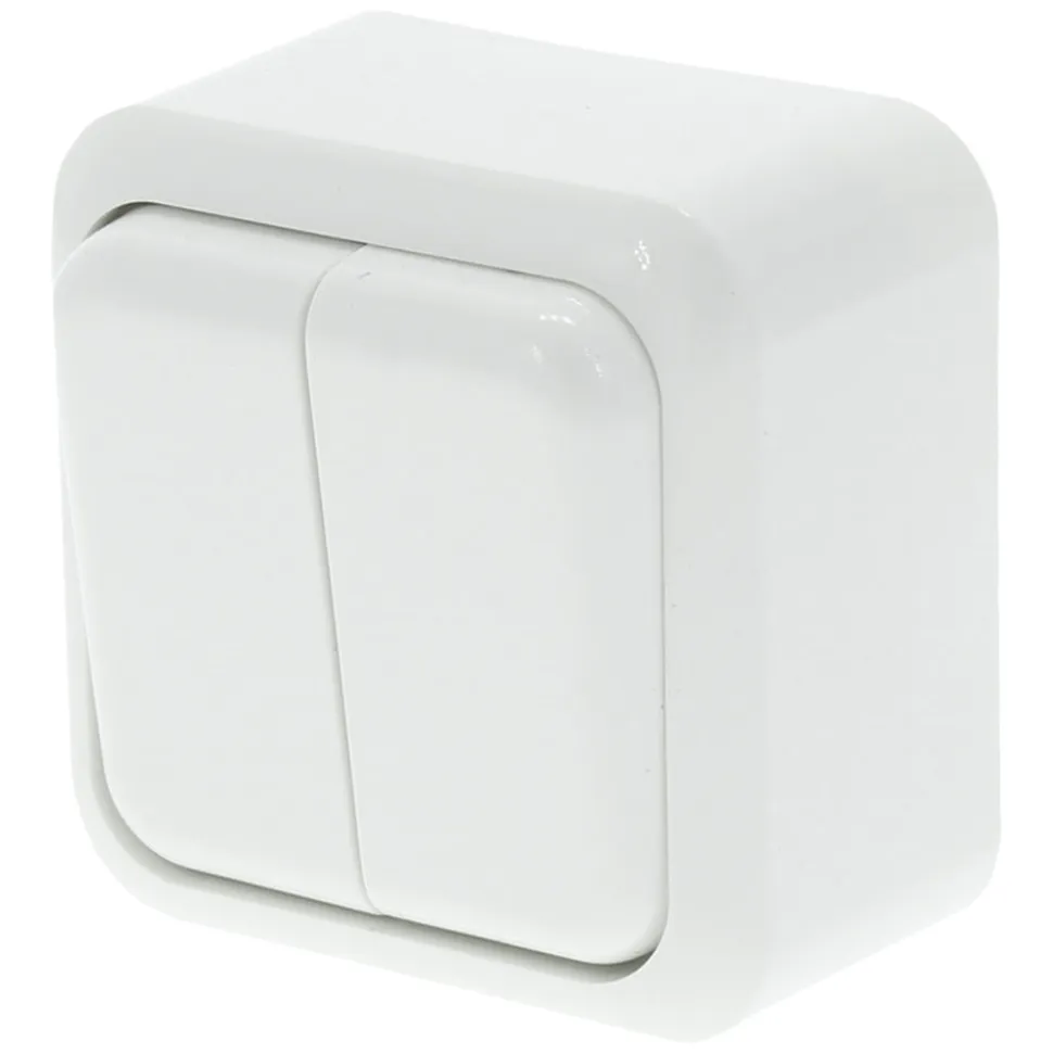 Q-Link Serieschakelaar Opbouw Polarwit