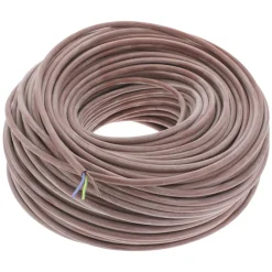 Q-Link Siliconen Kabel Hittebestendig Rood/Bruin 3x0,75 mm2