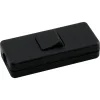 Q-Link Snoerschakelaar Enkelpolig Zwart 30x18x62mm