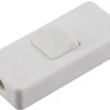 Q-Link Snoerschakelaar Enkelpolig Wit 30x18x62mm