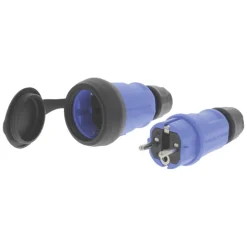 Q-link Stekkerset Q-link Stekker ContraQ-link Stekker Zwart/Blauw