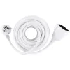 Q-Link Verlengsnoer H05VV-F Wit Randaarde 3x1,5mm2 10m