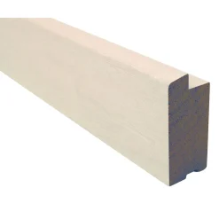 Raamprofiel R Hardhout Gegrond Grijs 40x90x1950mm FSC Mix 70%