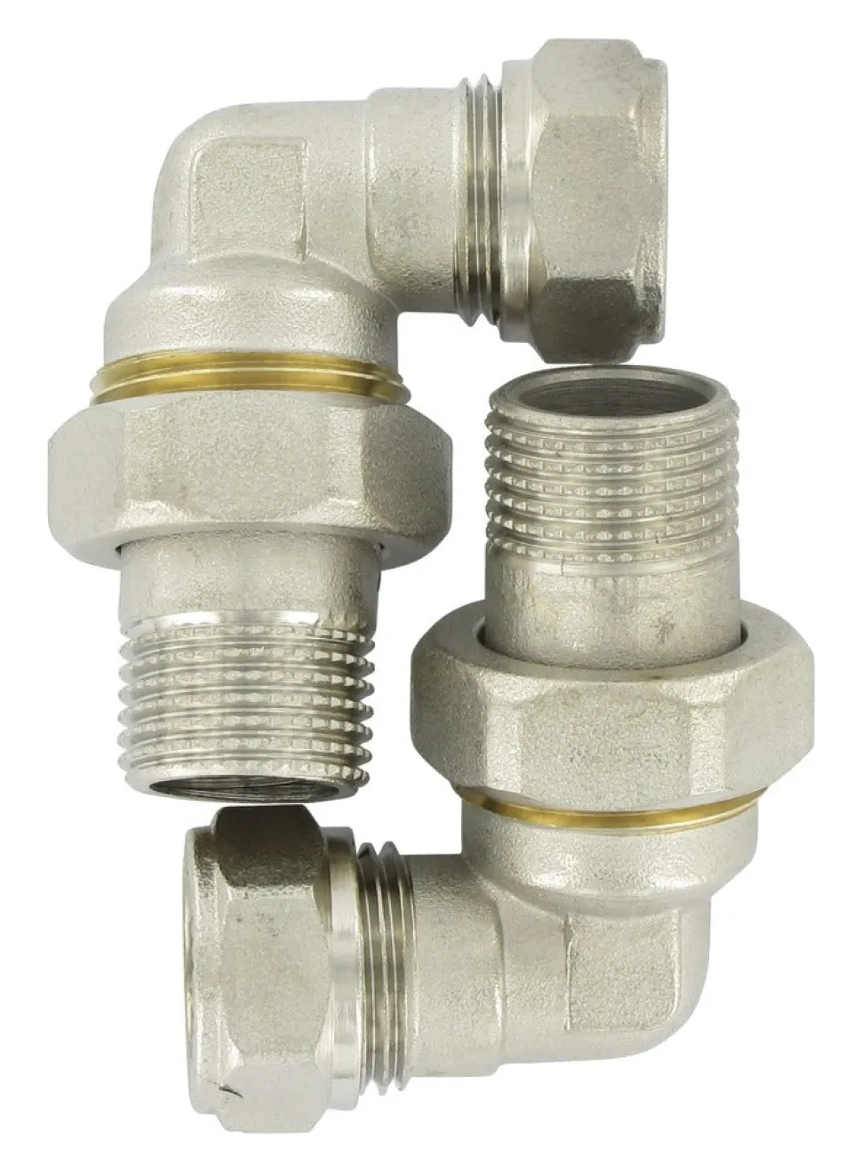 Radiatorkoppeling Haaks 1/2" 2st