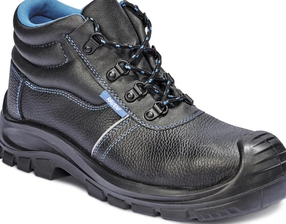 Raven Veiligheidsschoen XT S3 Hoog Zwart