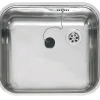 Reginox Spoelbak B2914LLU02GDS RVS enkel 40x35cm vierkant inleg afvoer 50 cm