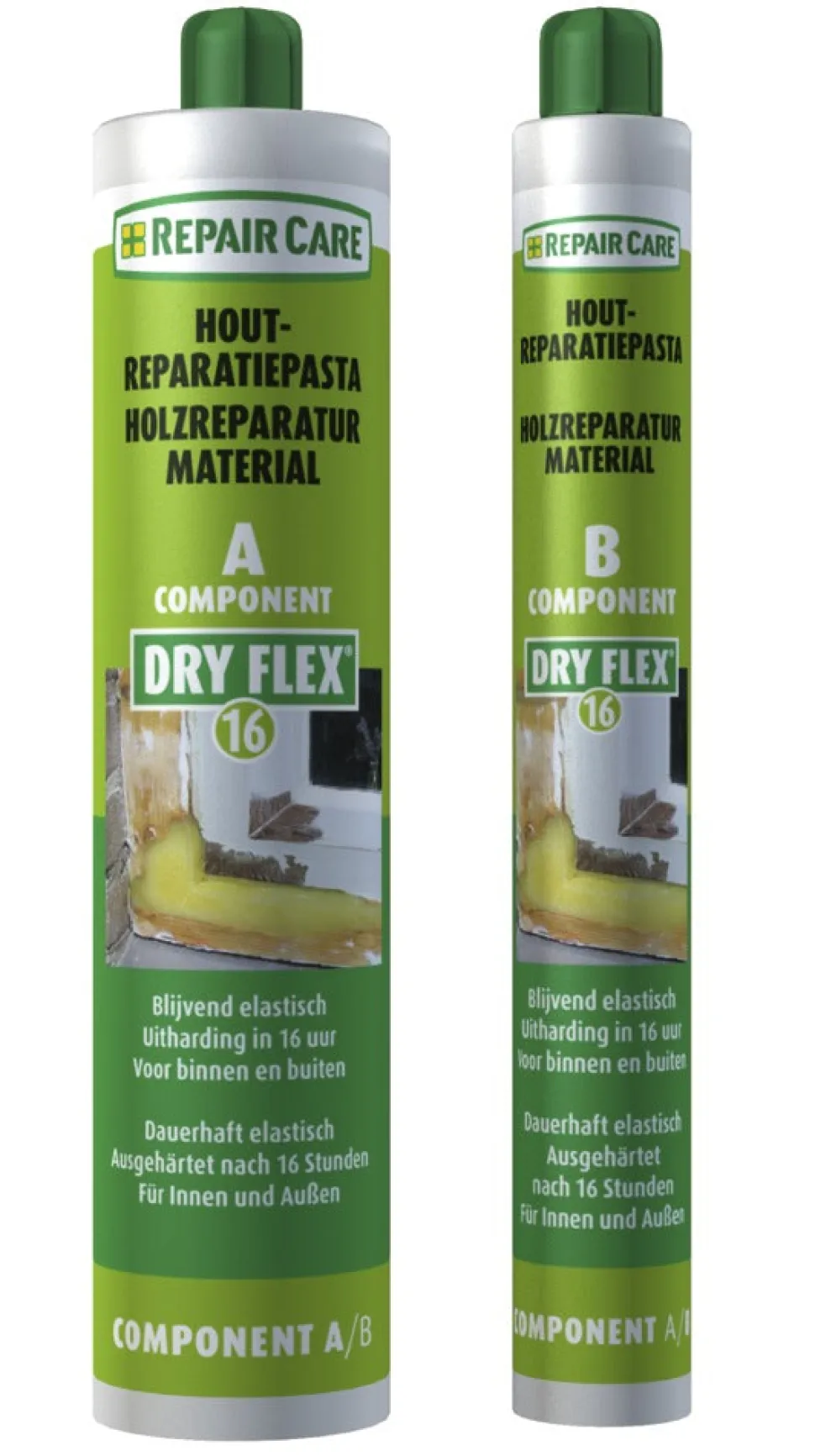 Repair Care Dry Flex 16 Houtreparatiepasta 2K 300+100 ml