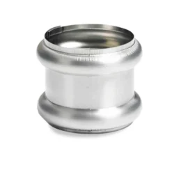 Rheinzink Dubbele Overschuifwrong Ø80mm