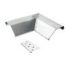 Rheinzink KliQ Deklijst Buitenhoek en Klang Zink 45x70x56mm 250x250mm