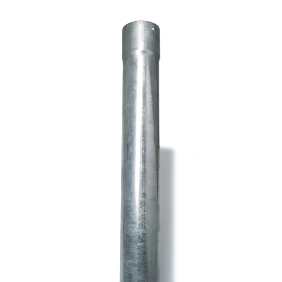 RheinZink Ondereind 80 mm staal thermisch verZinkt 2 meter