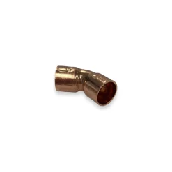 Riko Bocht roodkoper 15 x 15 mm 45° - 4 stuks