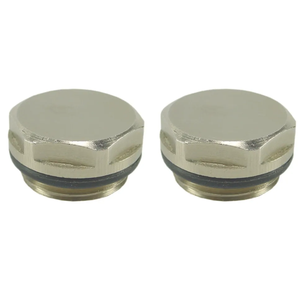 Riko Radiatorstop Blind Met O-Ring 1/2" 2st