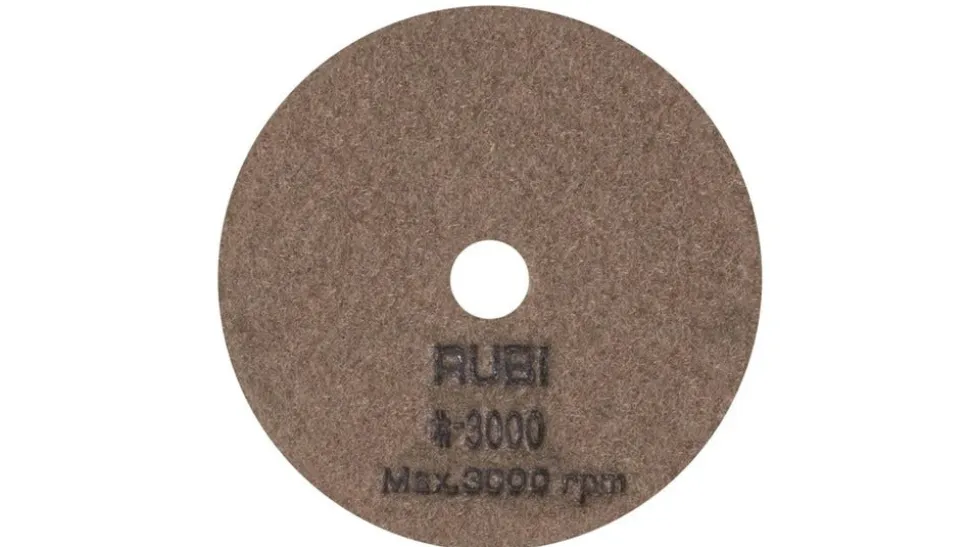 Rubi Diamant Schuur- En Polijstpad Droog Korrelgrootte 3000 ø 100mm