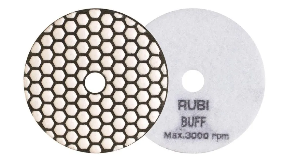 Rubi Diamant Schuur- En Polijstpad Buff Droog ø 100mm