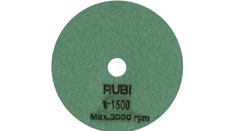 Rubi Diamant Schuur- En Polijstpad Droog Korrelgrootte 1500 ø 100mm