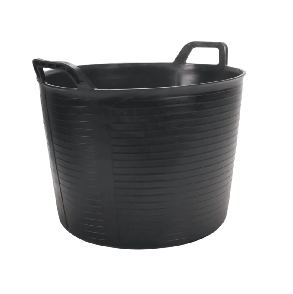 Rubi Puinkuip Zwart 40L