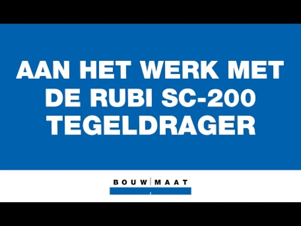 Rubi SC200 Tegelzuignap Met Vacuümpomp Max 110kg