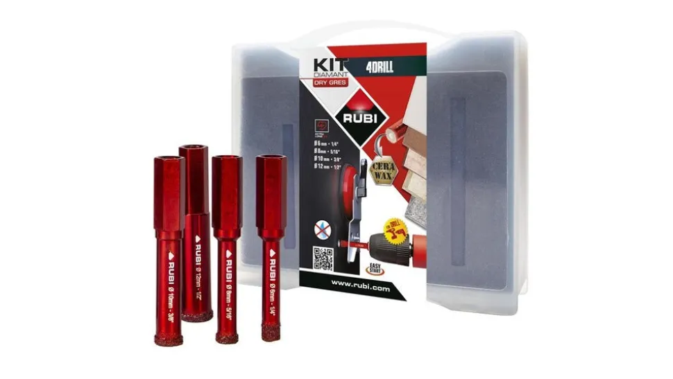 Rubi Tegelborenset Droog Zeskant 6 8 10 en 12mm