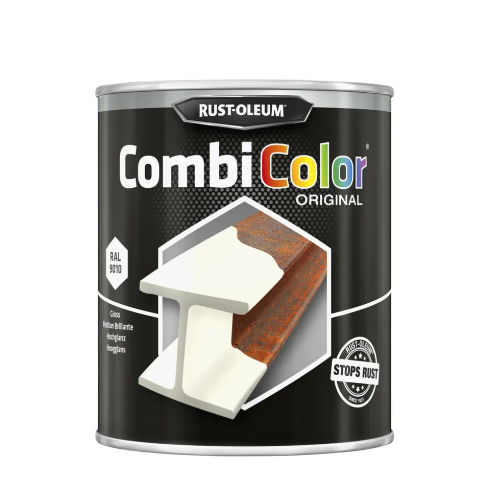 Rust-Oleum CombiColor Original Hoogglans Lak RAL9010 750ml