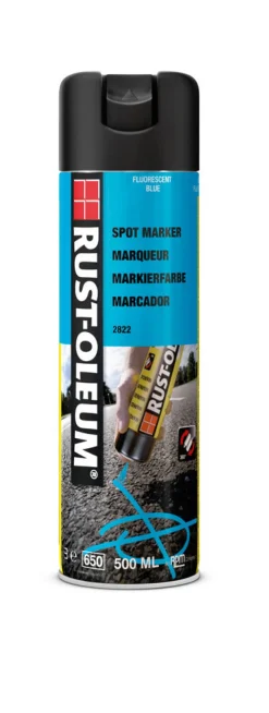 Rust-Oleum Markeerspray Fluorescerend Blauw 500ml