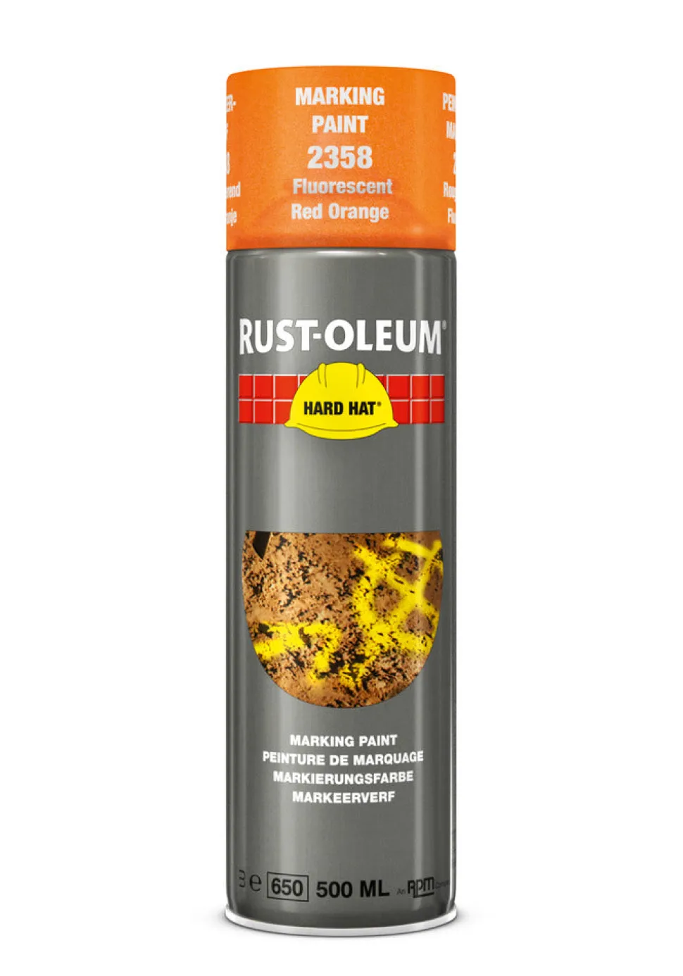 Rust-Oleum Markeerspray Fluorescerend Rood 500ml