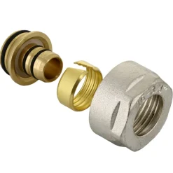 SaniFit Aansluitkoppeling CV Euroconus 16x2mmx3/4" 2st