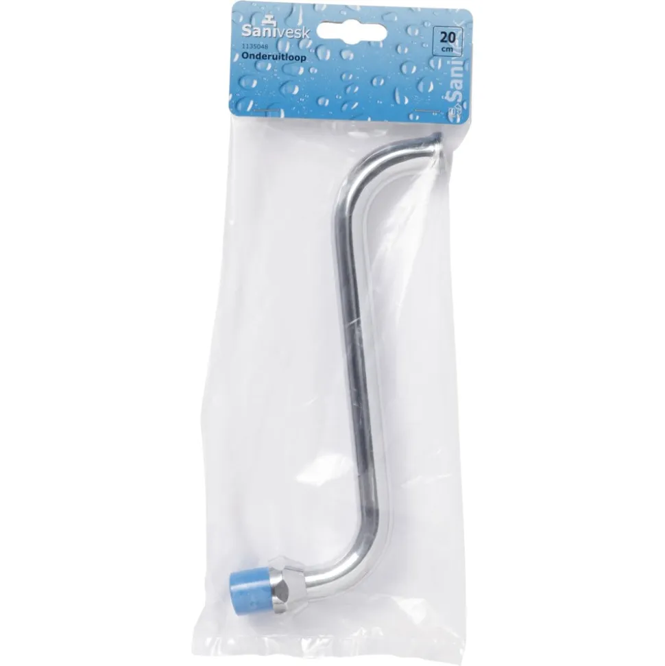 SaniFit Onderuitloop 3/4" Binnendraad + M22 buitendraad 20 cm