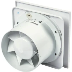 Sanivesk Design Ventilator Kunststof Wit Met Timer Hygro Ø125mm