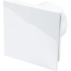Sanivesk Design Ventilator Kunststof Wit Met Timer Hygro Ø100mm