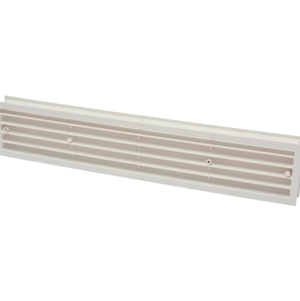 Sanivesk Deurrooster Set Kunststof Wit 460x90mm