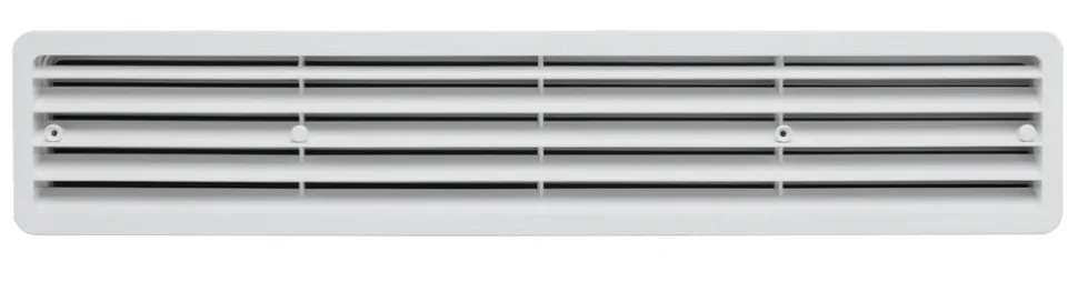 Sanivesk Deurrooster Set Kunststof Wit 460x90mm