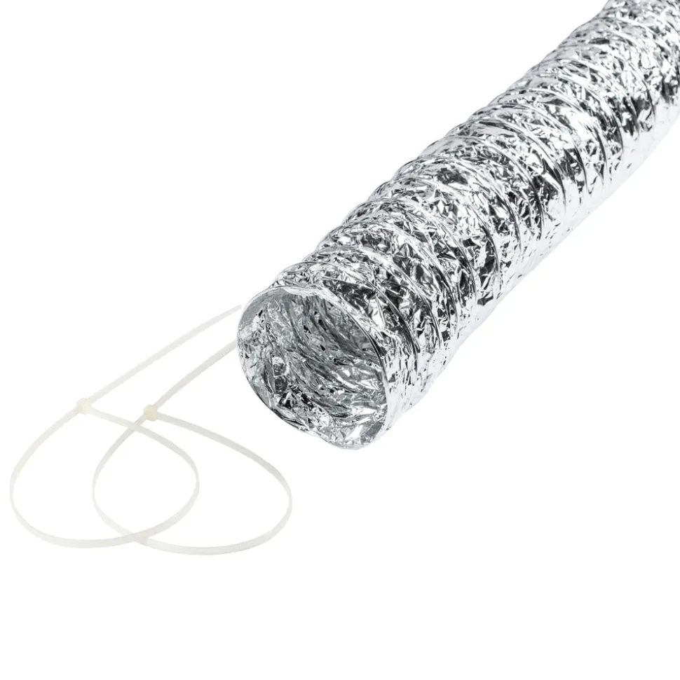 Sanivesk Flexibele Buis Aluminium Pvc 110°C Ø100mm 10m