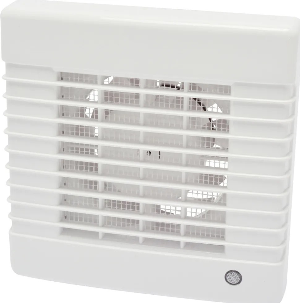Sanivesk Original Ventilator Kunststof Wit Met Timer Ø100mm