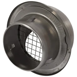 Sanivesk Overdrukrooster RVS Bol Ø100mm