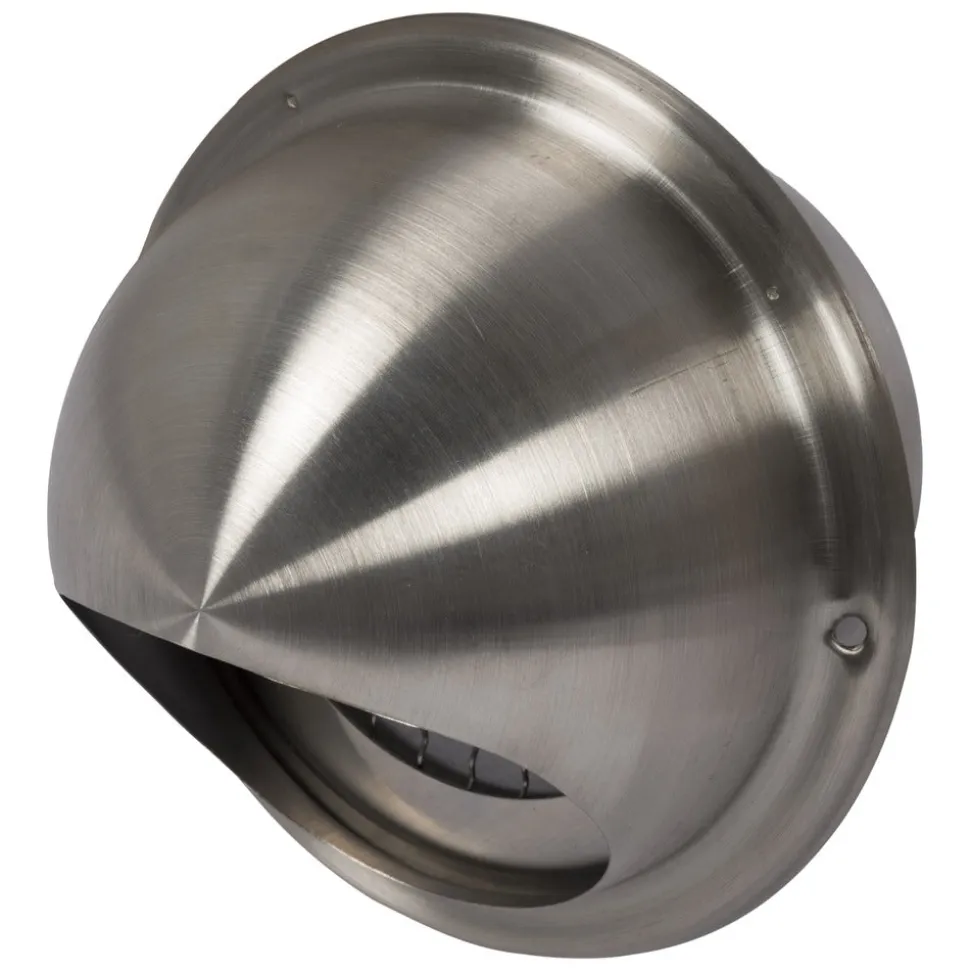 Sanivesk Overdrukrooster RVS Bol Ø125mm