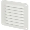 Sanivesk Schoepenrooster Aluminium Mat Wit 155x155mm