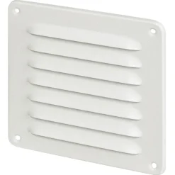 Sanivesk Schoepenrooster Aluminium Mat Wit 155x155mm