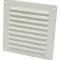 Sanivesk Schoepenrooster Aluminium Wit 195x195mm