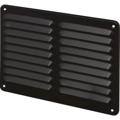 Sanivesk Schoepenrooster Aluminium Mat Zwart 245x195mm