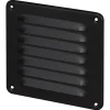 Sanivesk Schoepenrooster Aluminium Mat Zwart 195x195mm