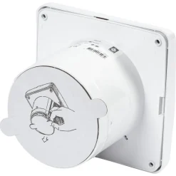 Sanivesk Stille Ventilator Kunststof Wit Ø100mm