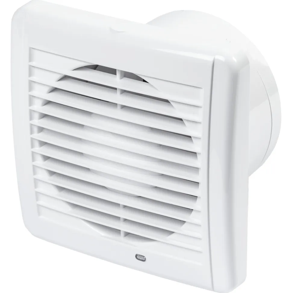 Sanivesk Stille Ventilator Kunststof Wit Met Timer Ø125mm