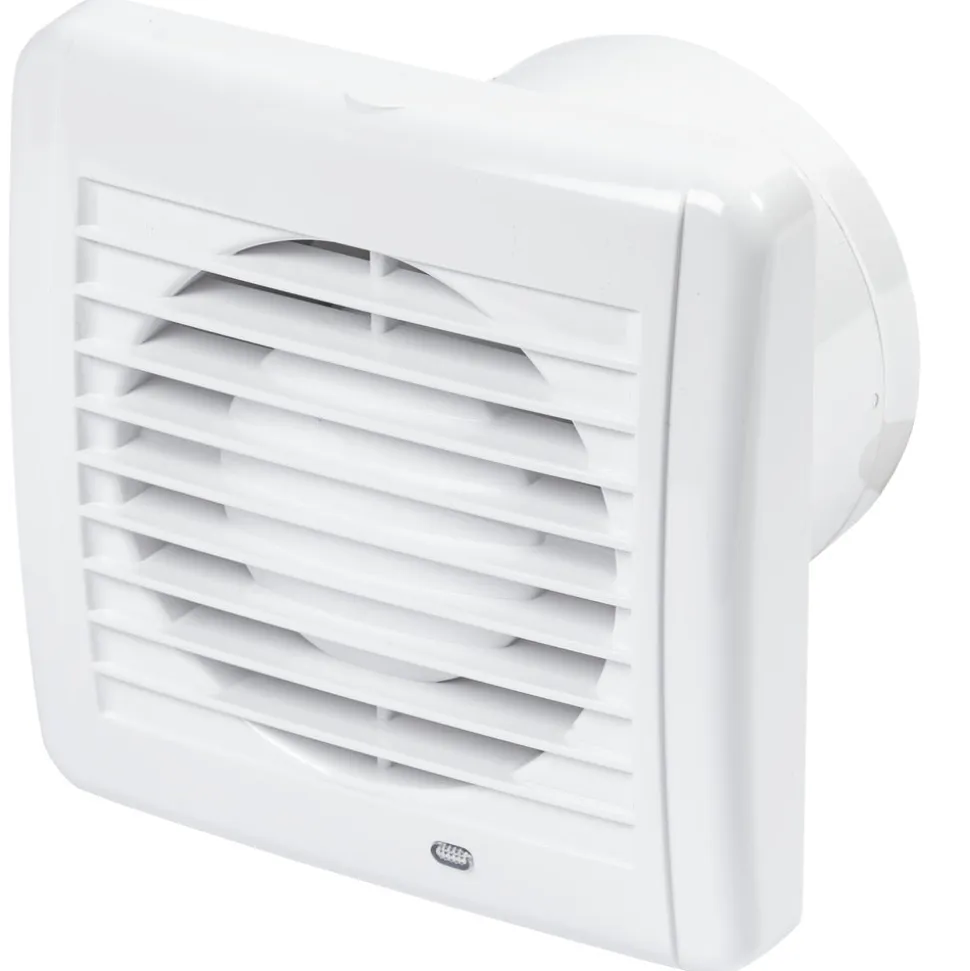 Sanivesk Stille Ventilator Timer Vochtsensor Wit Ø100mm